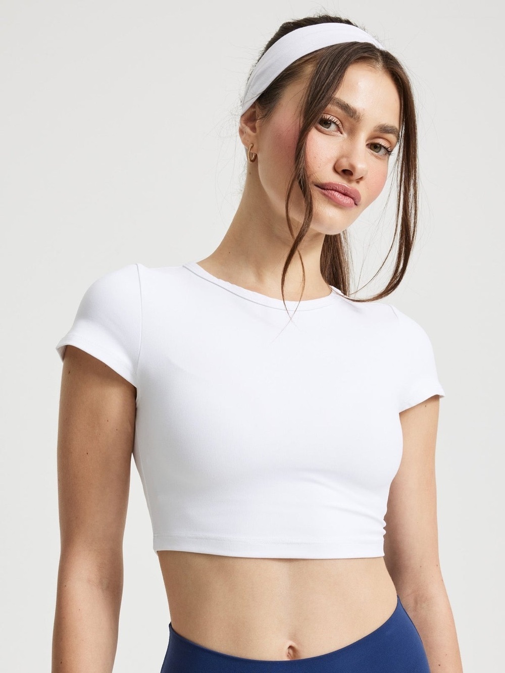 Year of Ours Studio Cropped Active Tee Size XL